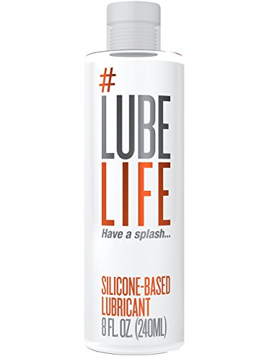 Product Cover #LubeLife Anal Lubricant - Thick Silicone Based Lube, 8 Ounce Waterproof Anal Sex Lube for Men, Women and Couples (Free of Parabens, Glycerin and Oil)
