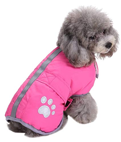 Product Cover Queenmore Cold Weather Dog Coats Loft Reversible Winter Fleece Dog Vest Waterproof Pet Jacket Available in Extra Small, Small, Medium, Large Extra Large Sizes