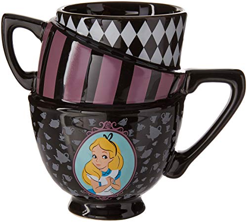 Product Cover Silver Buffalo AW8295B Disney's Alice in Wonderland Sculpted Mug, Multicolor