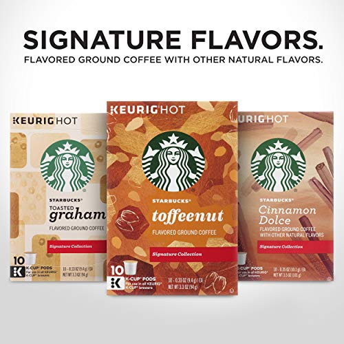 Product Cover Starbucks Flavored Coffee K-Cup Variety Pack for Keurig Brewers, 6 boxes of 10 (60 total K-Cup pods), 60 Count