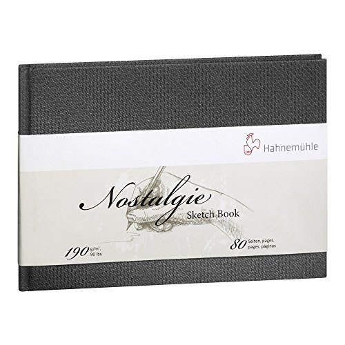 Product Cover Hahnemuhle Nostalgie Sketch Book Portrait A5 (8.3x5.8 inches) 190gsm 40 sheets/80 Pages