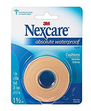 Product Cover Nexcare Absolute Waterproof Wide Tape, 1 X 5 yd. Per Roll (4 Rolls)