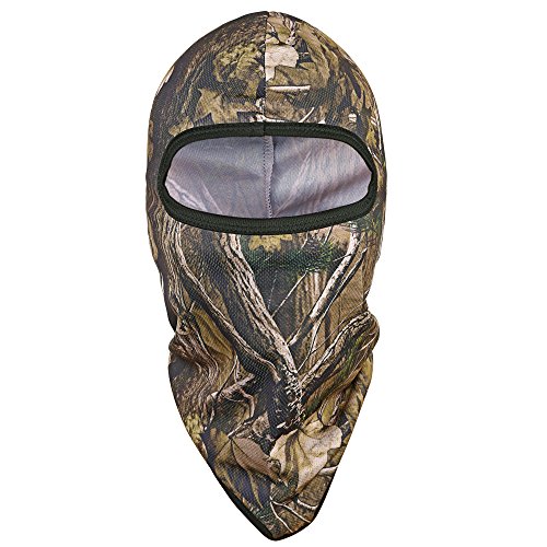Product Cover TAGVO Hunting Balaclava Face Mask, Windproof Camouflage Balaclava Tactical Hood Headwear, Helmets Liner for Adults Women and Men Elastic Universal Size