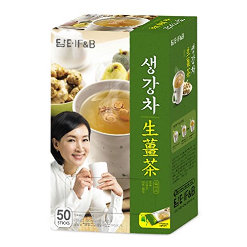 Product Cover DAMTUH Korean Traditional Tea Premium Ginger Tea Plus, Ginger Powder, Herbal Supplement Healthy Ginger Tea, 50 Sticks
