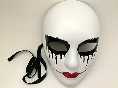 Product Cover MasqStudio The Purge mask Anarchy Purge Movie Blank White Women mask Horror Purge Masked Men Halloween Costume Party