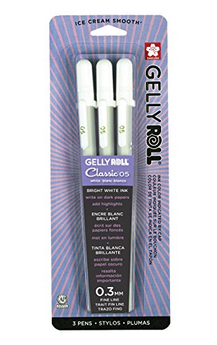 Product Cover Sakura 57452 Gelly Roll Classic 05 (Fine Pt.) 3pk Pen, White