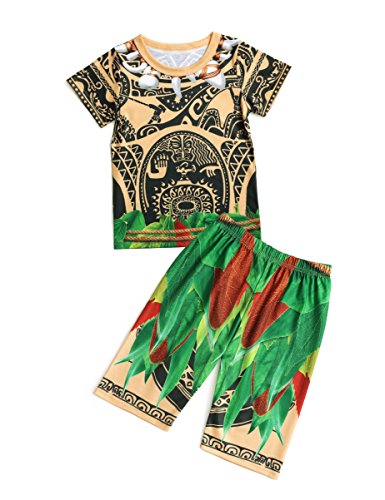 Product Cover Little Boys 3D Digital print Pajamas Sets 2 Piece For Kids Clothes Toddler Pjs Sleepwear