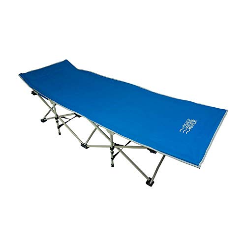 Product Cover OSAGE RIVER Folding Camping Cot with Carry Bag, Portable and Lightweight Bed for Adults or Kids, Blue