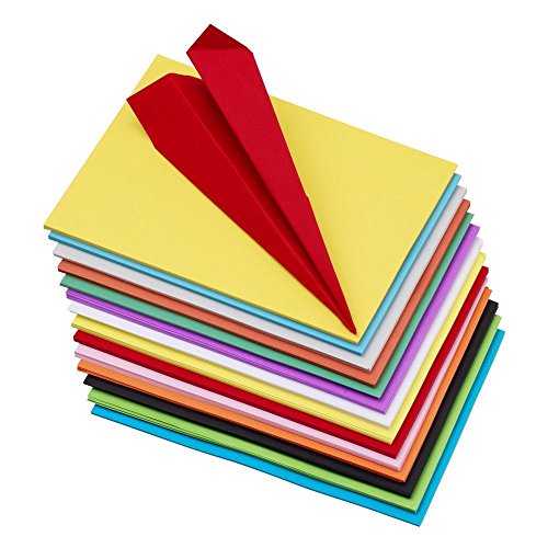 Product Cover Pack of 100 A4 Size Assorted Color Sheets Copy Printing Papers Smooth Finish Home, School, Office Stationery