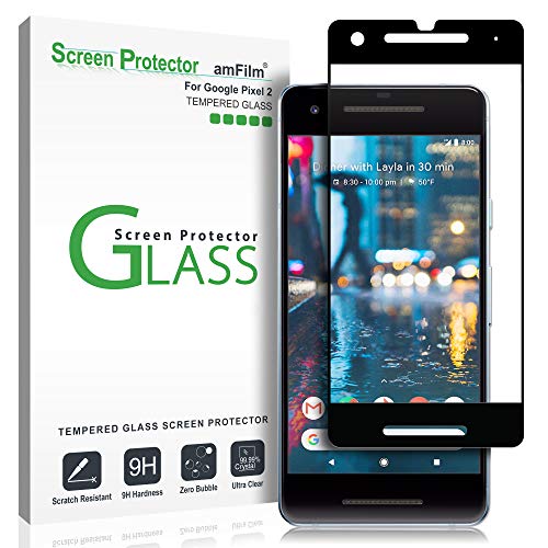 Product Cover amFilm Glass Screen Protector for Google Pixel 2, Tempered Glass