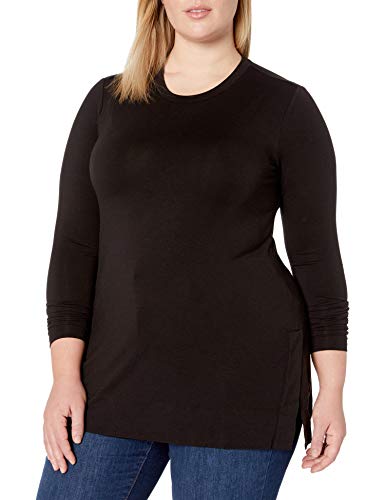 Product Cover Amazon Brand - Daily Ritual Women's Plus Size Long-Sleeve Split-Hem Tunic