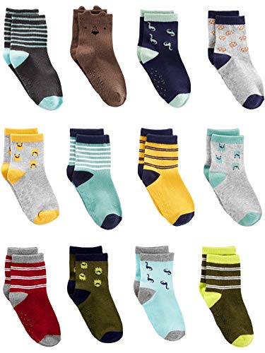 Product Cover Simple Joys by Carter's Baby and Toddler Boys' 12-Pack Sock Crew