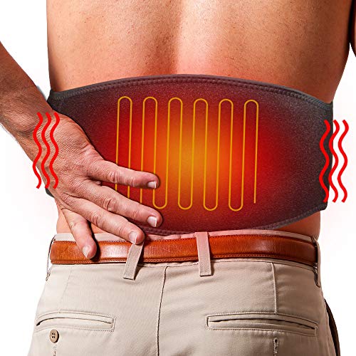 Product Cover ARRIS Lower Back Heating Pad/Heating Waist Belt Wrap w/7.4V Rechargeable Battery Far Infrared Heat Therapy, Pain Relief for Back Waist Abdominal Stomach Lumbar Thigh Muscle Strain, for Men Women