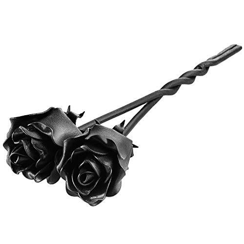 Product Cover Set of 2 Iron Roses Twisted Together Forever. Beautiful Anniversary Gift With Deep Message - Bouquet of Twist