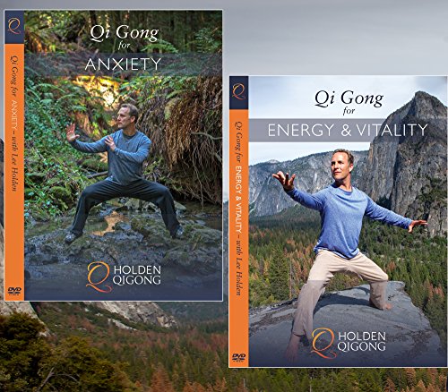 Product Cover DVD Bundle: Lee Holden Qi Gong for Anxiety / Qi Gong for Energy & Vitality (YMAA) **NEW HD 2017**