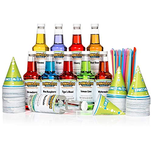 Product Cover Hawaiian Shaved Ice Syrup 10 Pack with Accessories