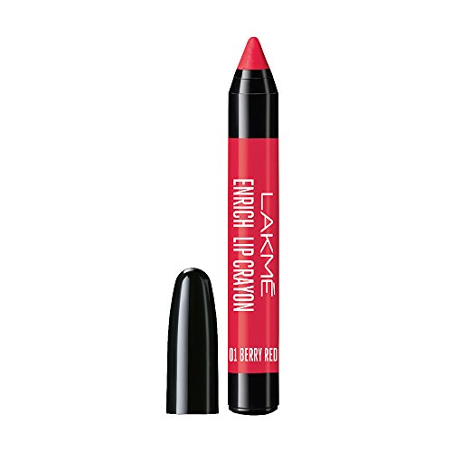 Product Cover Lakme Enrich Lip Crayon, Berry Red, 2.2 g