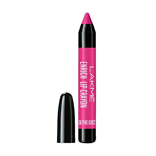Product Cover Lakme Enrich Lip Crayon, Pink Burst, 2.2g
