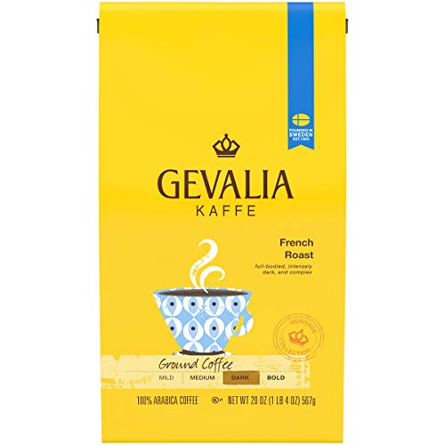 Product Cover Gevalia Dark French Roast Ground Coffee (20oz Bag)