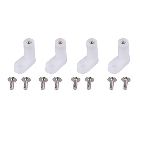 Product Cover L Type Mounting Feet,100pcs 2cm L Type PCB Mounting Feet with Screw for Arcade Gaming Board