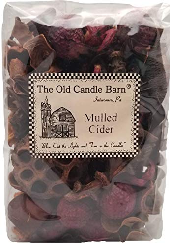Product Cover Old Candle Barn Mulled Cider Potpourri 4 Cup Bag - Perfect Fall Decoration or Bowl Filler - Beautiful Autumn Apple Scent