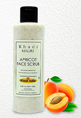 Product Cover Khadi Apricot Face Scrub - Dead Skin Remover & Revitalises Skin Health - 200 Ml