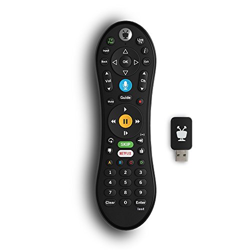 Product Cover TiVo VOX Remote to Upgrade TiVo Roamio or TiVo Mini with Voice Search, Black (C00301)