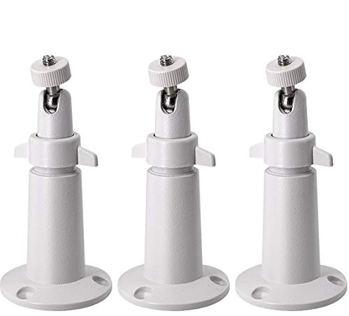Product Cover LINKPAL Arlo Mount/Arlo Pro Mount(3 Pack, Metal), Security Camera Metal Wall/Ceiling Mount, Adjustable Indoor/Outdoor Mount for Arlo, Arlo Pro, CCTV Camera and Other Compatible Models (White)