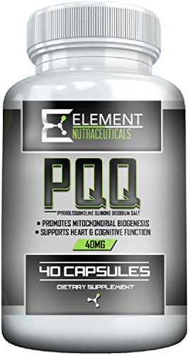 Product Cover PQQ (40ct x 40mg) by Element Nutraceuticals Supports Heart and Healthy Mitochondrial Fuction