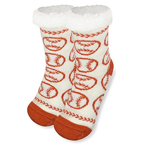 Product Cover Baseball Slipper Sock | Sherpa Fleece Lined | One Size Fits Most