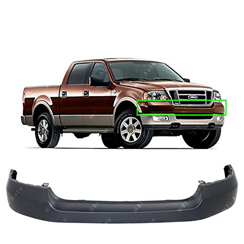 Product Cover MBI AUTO - Primered, Front Bumper Upper Cover for 2004 2005 2006 Ford F150 & 2006 Lincoln Mark LT Pickup 04-06, FO1000561