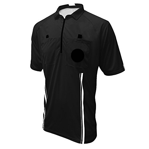 Product Cover Winners Sportswear New USSF Pro Soccer Referee Jersey (Black, Adult X-Large)