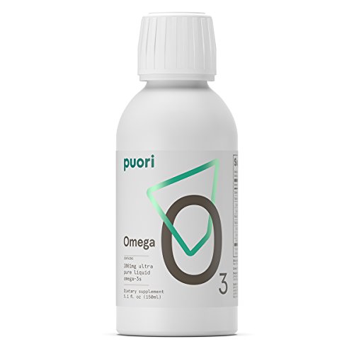 Product Cover Puori - O3 Ultra Pure Liquid Omega 3 Fish Oil, MCT Coconut Oil, 2081mg EPA 1280mg DHA 540mg, 30 Servings