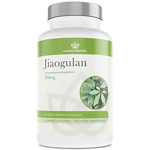 Product Cover Jiaogulan Extract Supplement, Natural AMPK Activator, Our Gynostemma Pentaphyllum is Standardized to 98 Percent Gypenosides, Non GMO, Gluten Free, 90 Gynostemma Capsules, Vegan