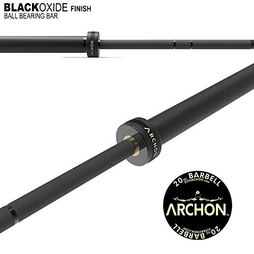 Product Cover ARCHON 45 LB Olympic Bar | Weight Bar | Olympic Lifting Barbell | Crossfit Lifting Bar | Powerlifting Bar | Exercise Equipment | Bench Press Bar | Weight Lifting Bar | 86 inch Bench bar | Squat Bar