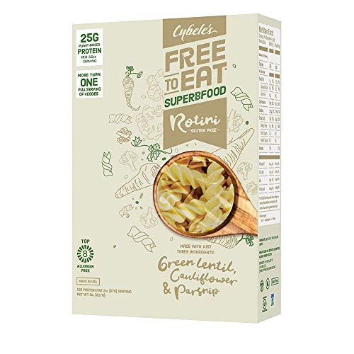 Product Cover Cybele's Free to Eat Superfood Veggie Pasta - Superfood White, Rotini - 8 Oz Box (Pack Of 1)