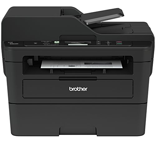 Product Cover Brother Monochrome Laser Printer, Compact Multifunction Printer and Copier, DCPL2550DW, Amazon Dash Replenishment Enabled, Black