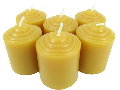 Product Cover Beeswax Candle Works - 10 Hour Votives 12-Pack - 100% USA Beeswax