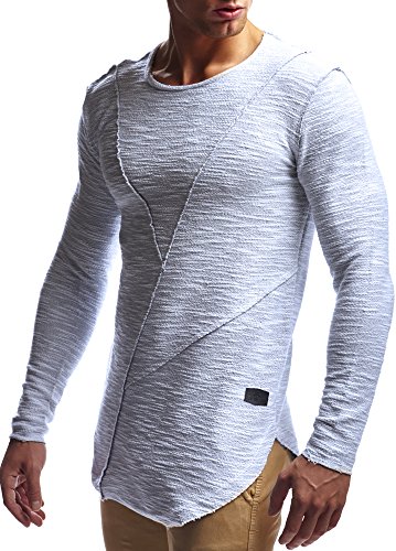 Product Cover LEIF NELSON Men's Oversized Long Sleeve T-shirt Sweatshirt LN6323