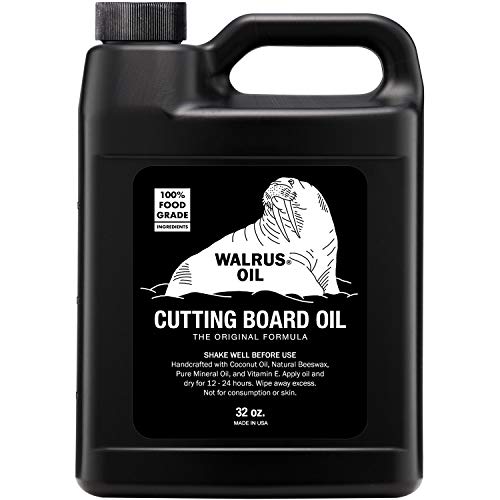 Product Cover WALRUS OIL - Cutting Board Oil and Wood Butcher Block Oil, 32 oz Jug, Food-Safe