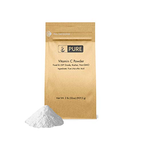 Product Cover Vitamin C Powder (2 lb.) by Pure Organic Ingredients, Eco-Friendly Packaging, L-Ascorbic Acid, Antioxidant, Boost Immune System, DIY Skin Care