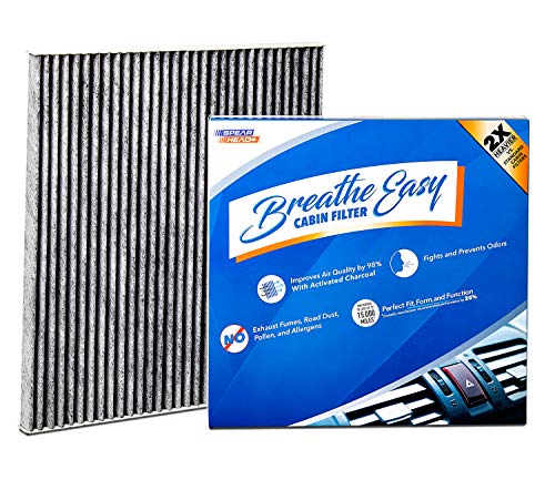 Product Cover Spearhead Premium Breathe Easy Cabin Filter, Up to 25% Longer Life w/Activated Carbon (BE-776)