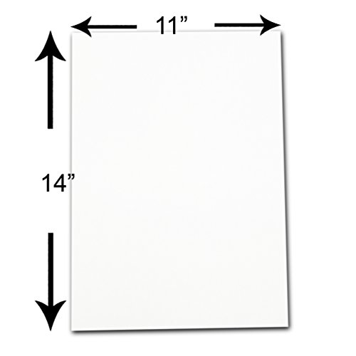 Product Cover The Display Guys, Pack of 10, 11x14 inches Picture Mat Matte Backing Boards for Framing, White Core