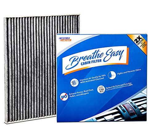 Product Cover Spearhead Premium Breathe Easy Cabin Filter, Up to 25% Longer Life w/Activated Carbon (BE-775)