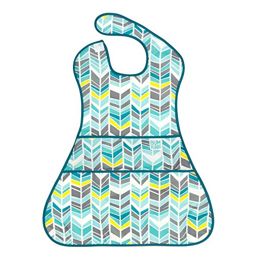 Product Cover Bumkins SuperSized SuperBib, Oversized Baby Bib, Waterproof, Washable, Stain and Odor Resistant, 6-24 Months - Quill