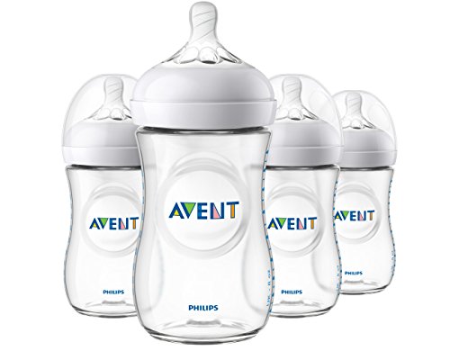 Product Cover Philips Avent Natural Baby Bottle, Clear, 9oz, 4pk, SCF013/47