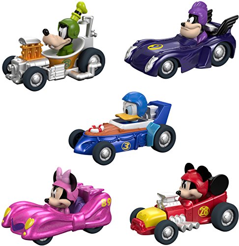 Product Cover Fisher-Price Disney Mickey & the Roadster Racers, Hot Rod 5-Pack [Amazon Exclusive]