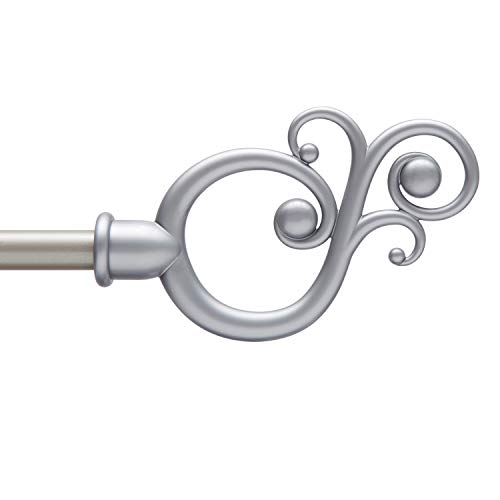 Product Cover Kenney Valencia Standard Decorative Window Curtain Rod, 48-84