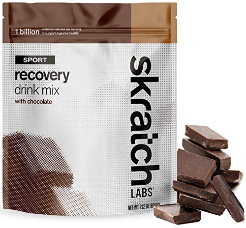 Product Cover SKRATCH LABS Sport Recovery Drink Mix with Chocolate, (21.2 oz, 12 servings) with Complete Milk Protein of Casein and Whey and Probiotics, Gluten Free, Kosher, Natural, Vegetarian