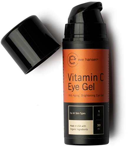 Product Cover Eve Hansen Vitamin C Eye Gel - Reduce Age Spots, Dark Circles and Eye Puffiness With Our Vitamin C Eye Cream | Anti-Aging Wrinkle Filler, Eye Bags Treatment, and Dark Spot Corrector | 1oz